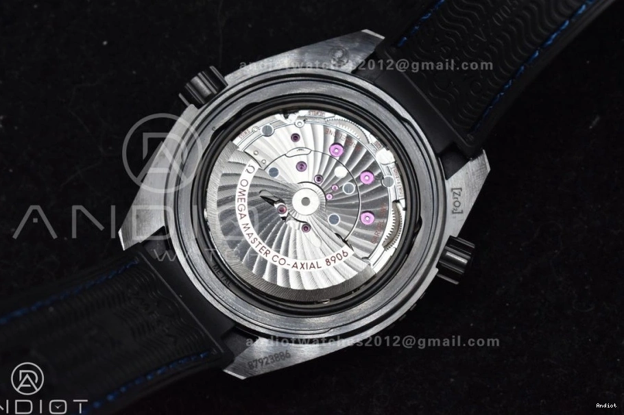 Planet Black Strap VSF Deep Ocean Real Nylon Best Black Blue Clone 45.5mm Ceramic A8906 1:1 Edition Super on 1108